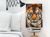 Doe-het-zelf op canvas schilderen - Asian Tiger-40x60