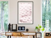Artgeist - Schilderij - Pale Pink Knit - Multicolor - 30 X 45 Cm