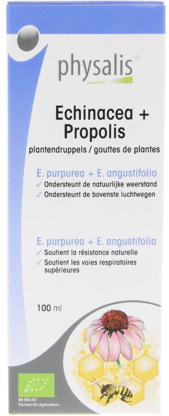 Physalis® Echinacea + Propolis Plantendruppels Bio 100 Oplossing