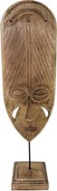 Decoratief Masker van Mangohout op Standaard (58 cm)