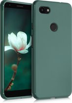 kwmobile telefoonhoesje geschikt voor Google Pixel 3a XL - Hoesje voor smartphone - Back cover in mat petrol