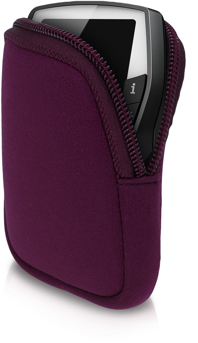 kwmobile hoesje voor e-bike display - Waterdichte display cover elektrische fiets - Van neopreen in braam van kwmobile — afbeelding 3