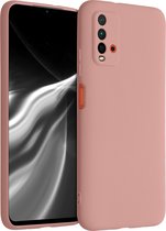 kwmobile telefoonhoesje voor Xiaomi Redmi 9T - Hoesje voor smartphone - Back cover in winter roze