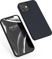 kwmobile telefoonhoesje geschikt voor Apple iPhone 12 / iPhone 12 Pro - Hoesje met siliconen coating - Smartphone case in bosbesblauw