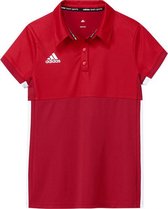 adidas T16 ClimaCool Polo Girls - sportpolo's - bordeaux/rood - maat 116