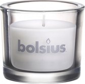 Bolsius Kaars In Glas Chic 9,2 Cm Wax Wit