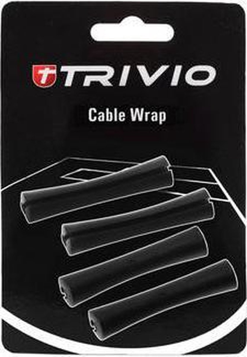 Trivio - Remkabel Beschermers Cablewrap Set Zwart - 4st.