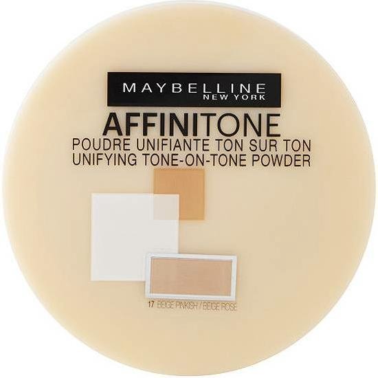 Maybelline Affinitone Pressed Powder - 17 Rose Beige - Maybelline