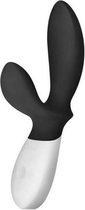 LELO LOKI Wave Premium Stimulator voor Mannen Obsidian Black, Vibrerend Dubbel Genotspeeltje met Golfbeweging