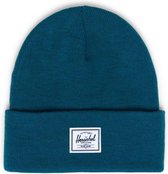 Herschel Elmer Muts - Moroccan Blue | Muts - Beanie - voor Mannen en Vrouwen - Tijdloos - Blauw