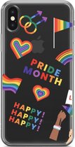 ShieldCase Happy Pride Month geschikt voor Apple iPhone X / XS