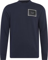 Sweater Artwork Navy Blauw (162342 - 0004)