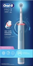 Oral-B Pro 3 - 3000 - Elektrische Tandenborstel - Ontworpen Door Braun - Blauw