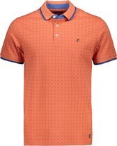 Jack & Jones Poloshirt Jprpaulos Play Aop Blu. Ss Polo 12154548 Apricot Brandy/slim Fit Mannen Maat - M