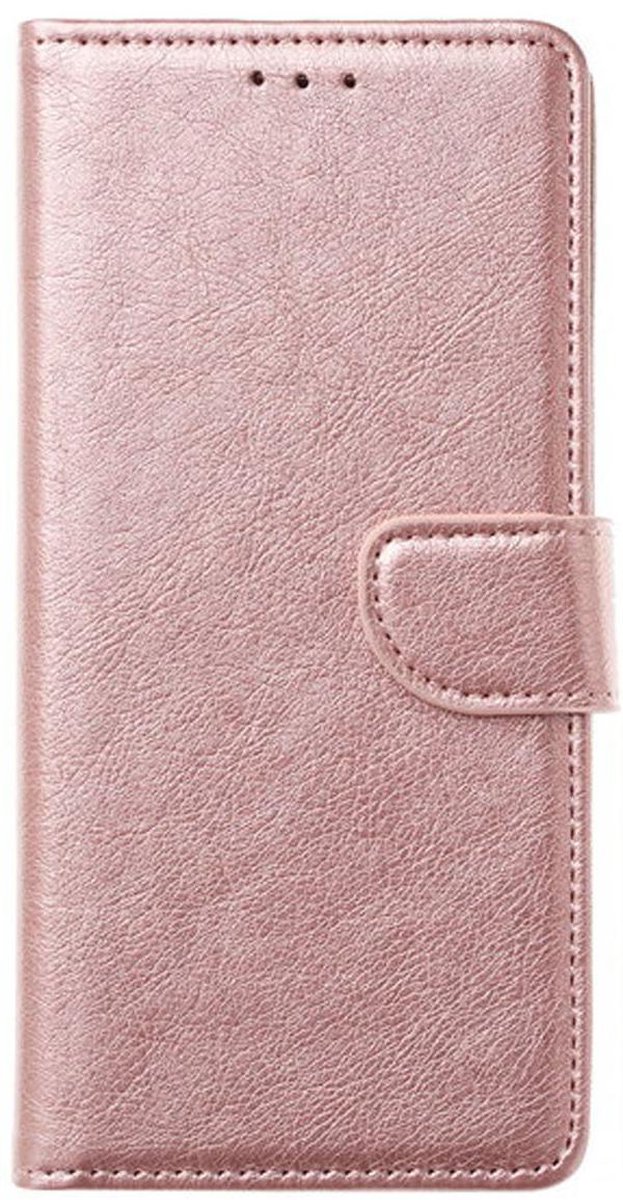 BixB Samsung A42 5G hoesje - Samsung Galaxy A42 5G hoesje - Book Case Wallet - Roségoud