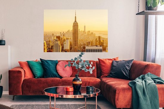 Lueur dorée sur New York 120x80 cm