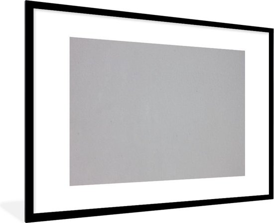 Fotolijst incl. Poster - Metaal print - Grijs - 120x80 cm - Posterlijst