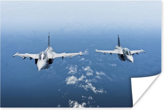 Poster - Militaire vliegtuigen