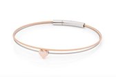 CLIC by Suzanne - Thinking of You - Rose Goud - Dames Hartjes Armband