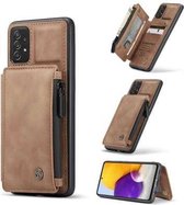 Caseme - Samsung Galaxy A72 - Back Cover Wallet Case - Bruin