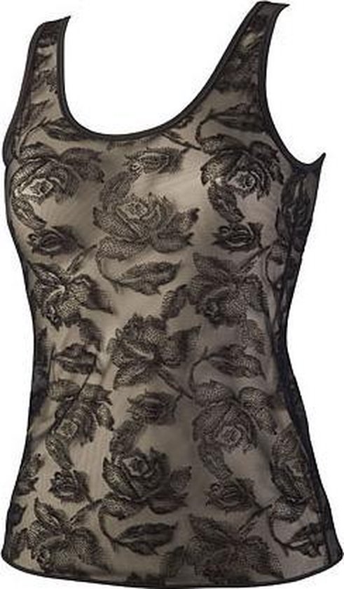 Gorsenia Saanvi K758 Zachte beha voor dames, tule, kant, netstof, cups, gebloemd, lingerie