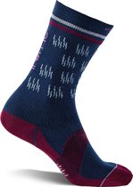 Iron-ic Sportsok Heren Polyamide Blauw/bordeaux Mt 43/46