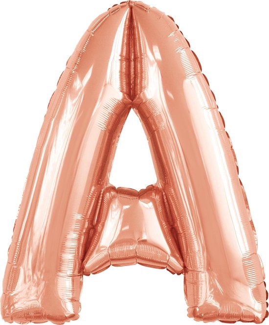 Amscan Folieballon Letter A 100 X 95 Cm Roségoud