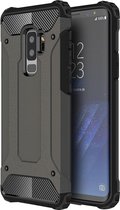 Samsung Galaxy S9 Plus Hoesje - Mobigear - Outdoor Serie - Hard Kunststof Backcover - Gunmetal - Hoesje Geschikt Voor Samsung Galaxy S9 Plus