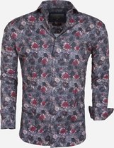 Overhemd L.Mouw 57000 Anthracite Grey