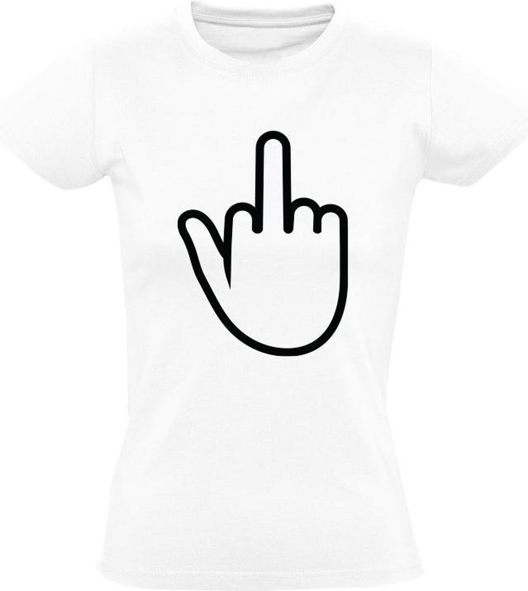 Middelvinger Dames T-shirt