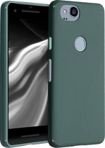 kwmobile telefoonhoesje voor Google Pixel 2 - Hoesje voor smartphone - Back cover in blauwgroen