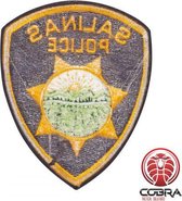 Salinas Police geborduurde patch embleem | Strijkpatch embleemes | Military Airsoft
