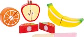 houten speelgoed eten en drinken -  Fruit speelset - 9 stuks - FSC® - Houten speelgoed vanaf 3 jaar