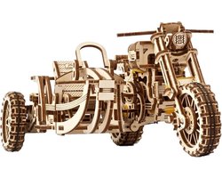 UGEARS Houten 3D Model - Motorfiets Scrambler UGR-10