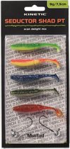 Kinetic Seductor Shad PT Scan Delight Mix - 9g - 7.5cm - Rood