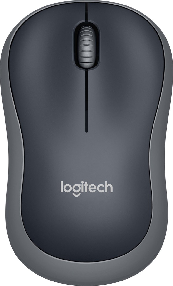 Logitech M185 - Draadloze Muis - Grijs