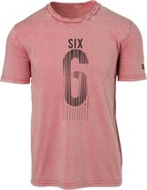 AGU Six6 Block T-shirt Casual - Roze - XL