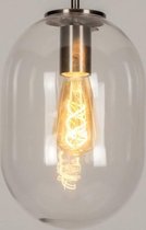 Lumidora Hanglamp 73245 - E27 - Staalgrijs - Metaal - ⌀ 19.5 cm