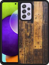 Hardcase Hoesje Geschikt voor Samsung Galaxy A52 Special Wood