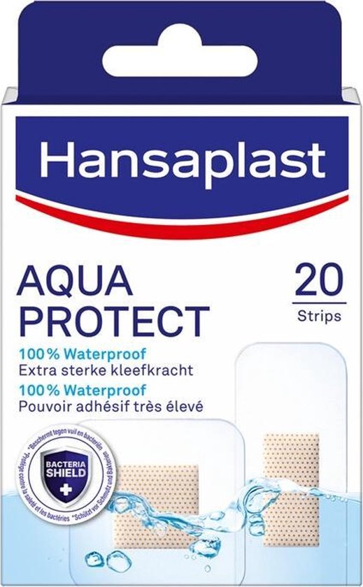 Ik heb het erkend hypothese Bourgondië Hansaplast Aqua Protect Pleisters Waterdicht - 20 stuk | bol.com
