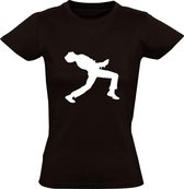 Freddy Mercury Dames t-shirt | Queen  | Zwart