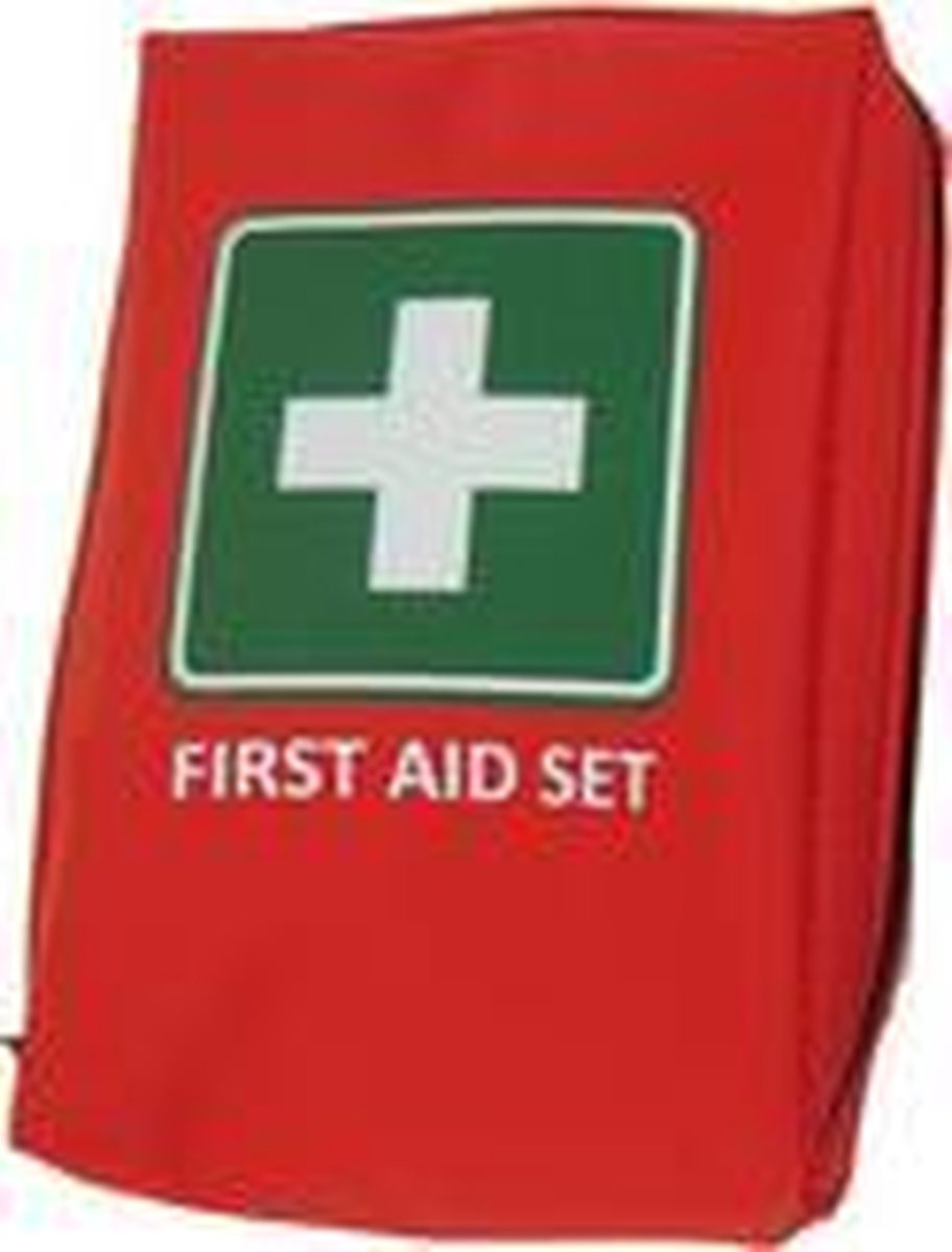 Goedkoopste LEINA Mobiel Eerste Hulp Kit 'First Aid', 21 stuks, rood