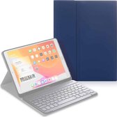 Voor iPad Pro 11 (2020) Elektrisch geperst horizontaal flip lederen hoesje met pennensleuf & houder zonder toetsenbord (donkerblauw)