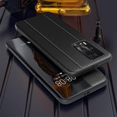 Voor Huawei P40 lederen Smart Shckproof horizontale flip case (zwart)