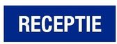 Receptie tekststicker 200 x 75 mm