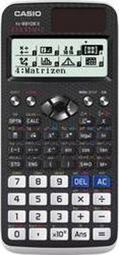 Casio - Wetenschappelijke rekenmachine - FX-991DEX - Duitstalige versie