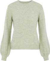 Pieces Dames PCPERLA LS  KNIT NOOS Desert Sage - Maat XS