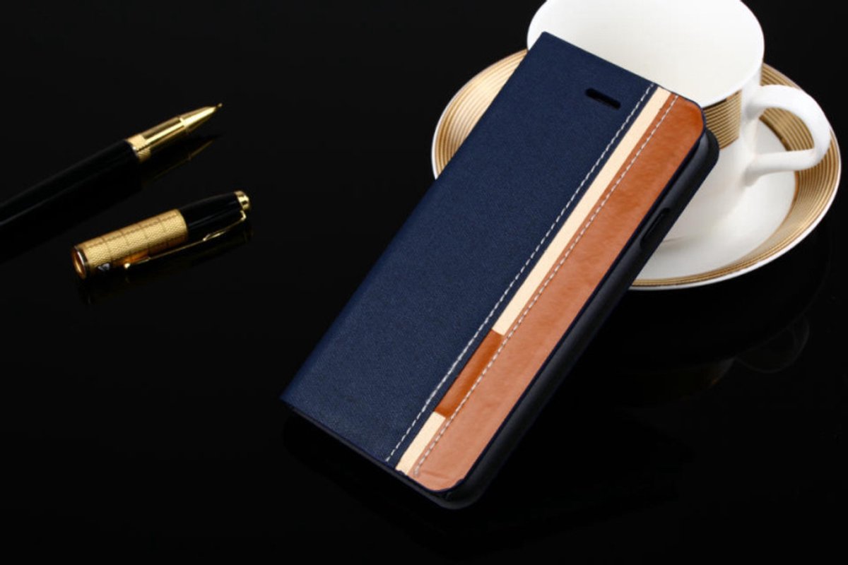 Slim wallet book case flip hoesje Apple iPhone 6s & Plus