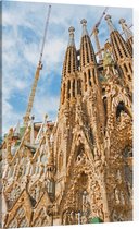 Gaudí's basiliek van de Sagrada Familia in Barcelona - Foto op Canvas - 100 x 150 cm