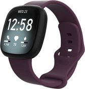 Fitbit versa bandjes van By Qubix - Fitbit Versa 3 / Sense Sportbandje - Paars - Maat: M/L